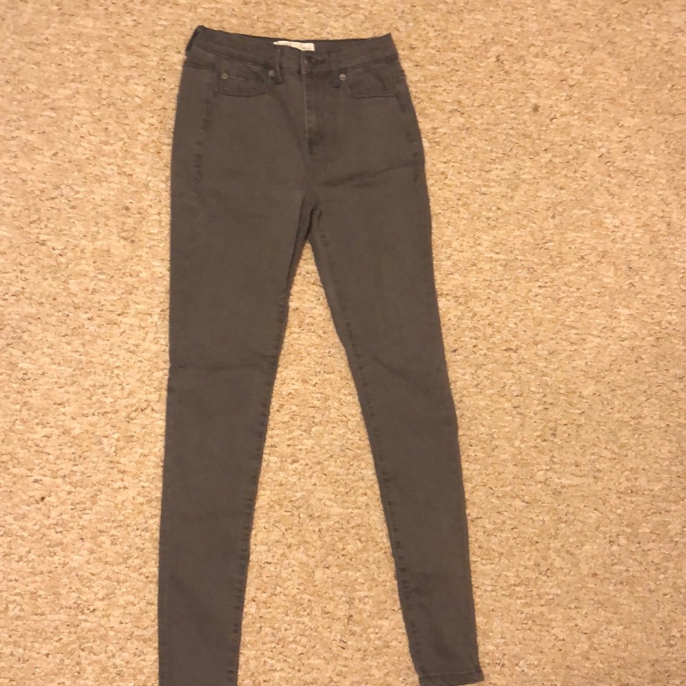 Gray jeans